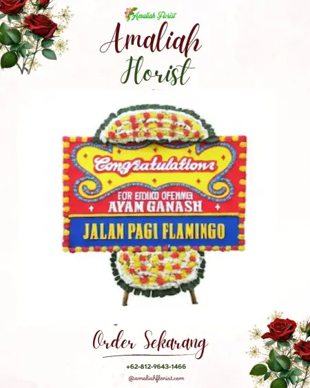 Sewa Papan Bunga Pengalusan